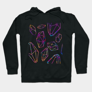 Crystal Gemstone Pattern Hoodie